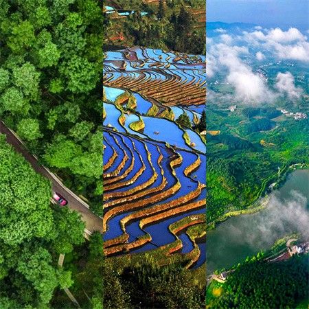 贵州的风景拼图美翻天
