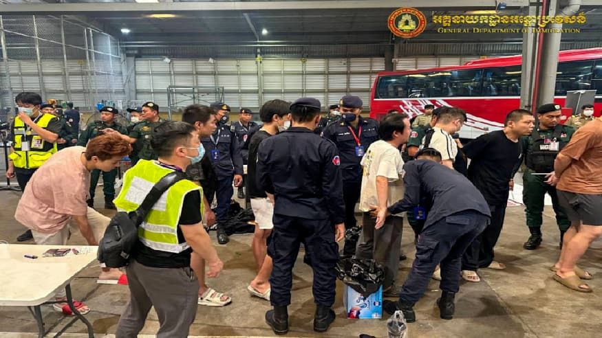 柬埔寨再遣返335名涉诈中国人