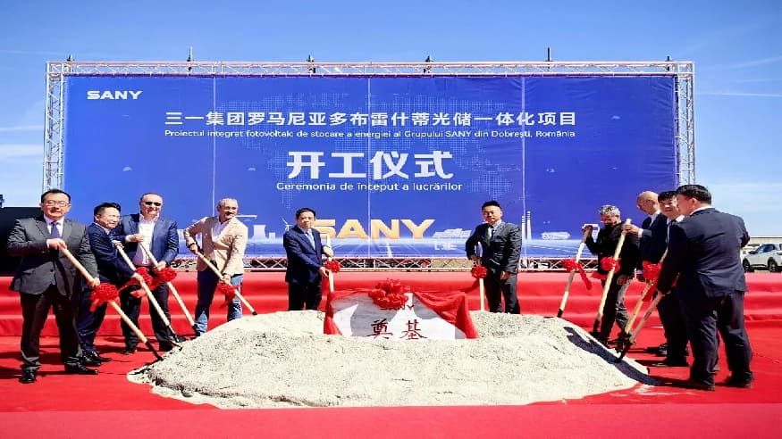 三一集团光储项目开工仪式