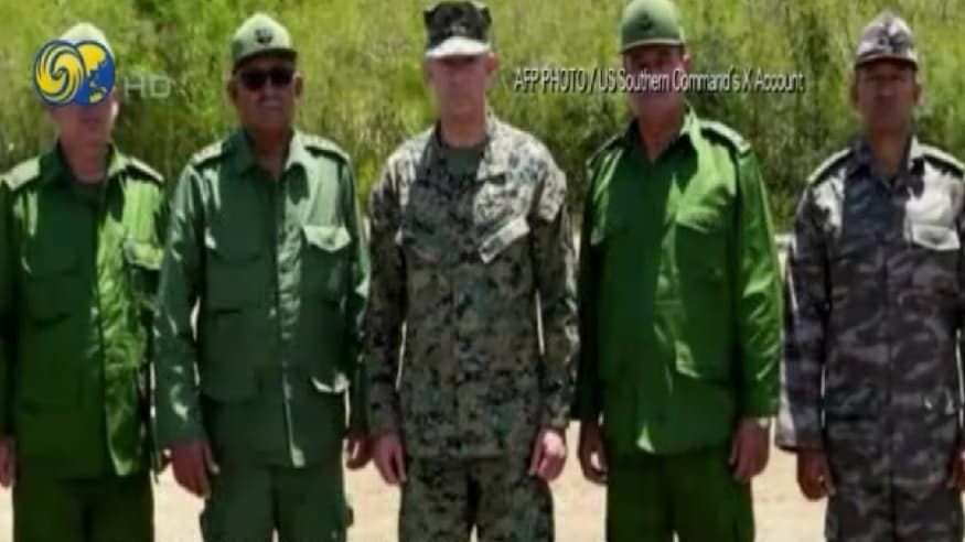 “罕见会晤”，美国与古巴两军高级将领在关塔那摩谈了