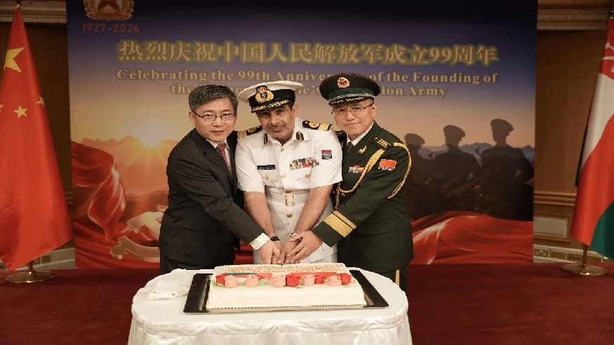 驻阿曼大使馆举办庆祝建军99周年招待会