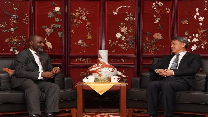 王亚军会见尼日利亚驻朝鲜使馆临时代办伊莫洛洪