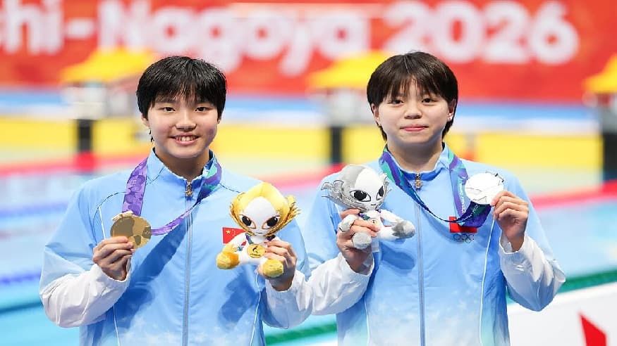 6金1银2铜！祝贺中国游泳队！