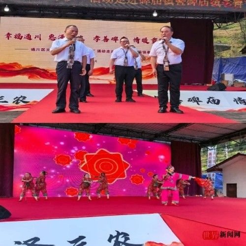 幸福润乡土 孝善暖民心——通川区“三下乡”活动走进碑庙镇